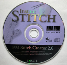 PM Stitch Creator 2.0 Instant Stitch Disc 1 Only Vintage Windows Software 2002 picture