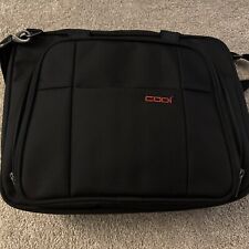 CODI Black Laptop Brief Case Shoulder Bag Multiple Compartments picture