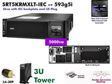 Refurb~ APC Smart UPS Online 5kva IEC Ports SRT5KRMXLT-IEC 208v #NewBatt+Warrnty picture