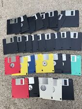 Vintage Lot of 31 Used Computer Floppy Discs picture