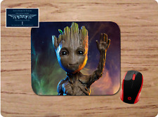BABY GROOT GUARDIANS OF THE GALAXY INSPIRED MOUSE PAD DESK MAT CUSTOM MADE USA picture