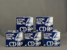 50 Pc.  TDK 700MB 80 Min Single CD-R (5 Boxes of 10 per box) CD-R80 picture