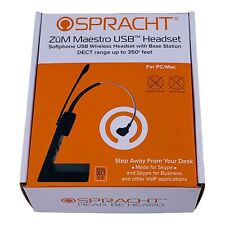 Spracht ZUM Maestro USB Headset w/ Base Station for PC/Mac, Black, HS-3010 picture
