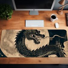 Eastern Dragon Desk Mat – Mythical Large Mouse Pad, 3 Sizes picture