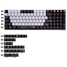 129 Keys Star Wars Theme Black PBT Keycap for Cherry Mx Mechanical Keyboard New picture