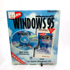 VTG New Sealed Learn Windows 95 CompuWorks CD/VHS GREAT DISPLAY PIECE 1995 picture