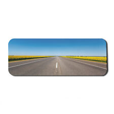 Ambesonne Yellow and Blue Rectangle Non-Slip Mousepad, 31