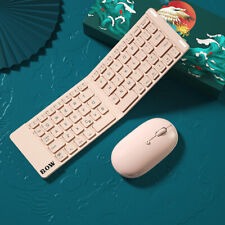 New Style Folding Bluetooth Keyboard+Mouse Set Wireless Mute Portable Keyboard picture