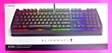 NEW Alienware Low Profile RGB Mechanical Black Gaming Keyboard AW410K Dell HDX3C picture