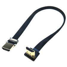4K HDMI Flex Cable Right Angle to Standard Drone Camera Flat Wire 40cm Male Plug picture