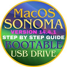 Mac OS Sonoma 14.4, Bootable USB, Install, Repair, Instructions, Fast Ship picture