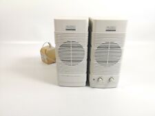 NICE COMPLETE ALTEC LANSING - ACS5 - 2 SPEAKERS WITH POWER SOURCE - TESTED picture