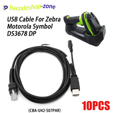 10Pcs New For Zebra DS3678 Charging Cradle STB3678 Power Cable CBA-U42-S07PAR picture