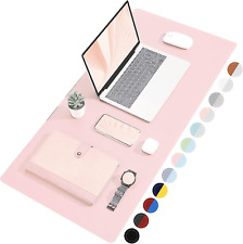 Dual Sided Desk Pad, Large Desk Mat, Waterproof Desk Blotter Protector Mouse Pad picture