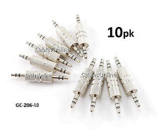10-PACK 3.5mm Stereo Male/Male Audio Gender Changer Adapter, CablesOnline GC-206 picture