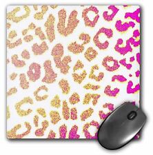3dRose Gold and Pink Leopard Print Animal Print Fashion MousePad picture