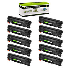 10 Pack High Yield CF283X 83X Toner Cartridge for HP Laserjet M201dw MFP M225dn picture