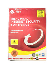 Trend Micro Internet Security Plus Antivirus Can Be Used On 3 Devices New Sealed picture