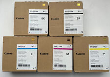 5 X Original Ink Canon TX-2000 TX-3000 TX-4000 PFI-310 11.2oz Ink Cartridges New picture