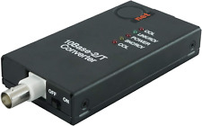 10Baset RJ45 UTP to 10Base2 Thinnet Coax BNC Media Converter | Ethernet Adapt... picture