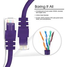 (4-Pack) CAT5e Belkin V7 RJ45 Patch Computer Laptop Network Cable - 2.1m ~ 7ft  picture