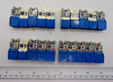 (LOT OF 20) PANDUIT CJ688TGBU, Category-6 8-Wire TG-Jack Module BLUE, 1676A picture