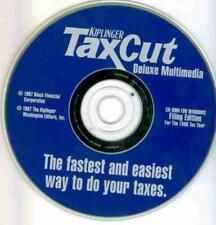 TaxCut 1996 Deluxe Multimedia Edition PC CD redo amend filing taxes finances picture