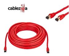 Cat8 SFTP High Speed Ethernet Patch Cord 2GHz LAN Wire 0.5FT- 75FT Red Multi LOT picture