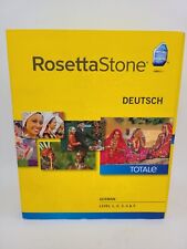 NIB Rosetta Stone German Deutsch Version 4 Level 1-5 SEALED with KEY Headset picture