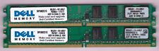 2GB 2x1GB PC2 5300 DDR2-667 Dell SNPU8622C/1G ELPIDA RAM MEMORY KIT LOW PROFILE picture