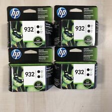 HP 932 Black Pack Lot x4 Ink Cartridges Exp 12/19 picture