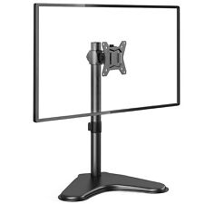 HUANUO Single Monitor Stand, Free Standing Monitor Desk Stand for 13 to 32