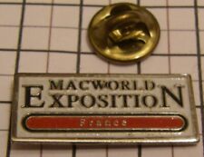 APPLE computer MACWORLD CONFERENCE & EXPO FRANCE vintage pin badge Mac MACINTOSH picture