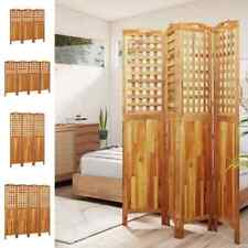 3 Panel Room Divider Privacy Room Divider Screen Solid Wood Acacia vidaXL picture