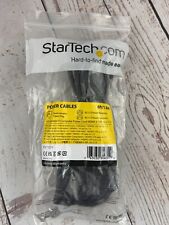 StarTech 6ft IBM Power Y Splitter Cable NEMA 5-15 to 2x IEC 60320 C13 Black picture
