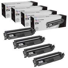 LD 4pk Comp Black Toner Cartridge Fits for HP 17A CF217A M102a M102 MFP 130a picture