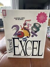 Microsoft Excel 4.0 Spreadsheet Software for Vintage Macintosh Computer Sealed picture