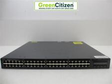 Cisco WS-C3650-48PS-L V05 48-Port Gigabit Switch w/ PoE+ 4x1G uplinks picture