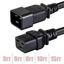 3FT 6FT 8FT 10FT 15FT Power Cable Extension Cord Heavy Duty C20 to C19 12AWG picture
