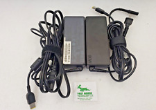 Lot of TWO Genuine OEM Lenovo 90W 20V 4.5A AC Power Adapter ADLX90NLC2A 45N0482 picture