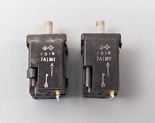 (2) Vintage Key Switches Micro Switch 7A1MT, Magnetic Reed Style, Working Pulls picture