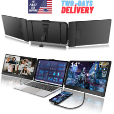 Laptop Screen Extender Monitor Triple Portable Monitor for Laptop 14 Inch 1080p picture