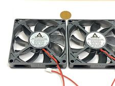 2 X Computer Fan 12V 8015 2Pin 80mm x 15mm cpu Axial 8mm DC box Cooling 2wire picture
