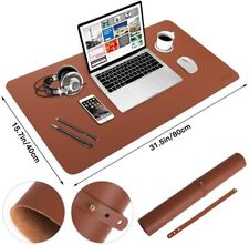 🔥 Large Waterproof Mouse Pad Leather Desk Pad Protector, Non-Slip Desk Mat picture