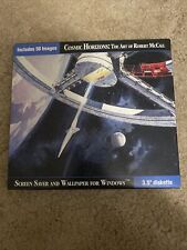 second nature software cosmic horizons the art of Robert McCall Screensaver rare picture
