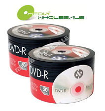 100-pack HP 16X Blank DVD DVD-R Branded Logo 4.7GB Media Disc 2x50pk picture