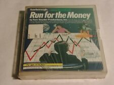 RUN FOR THE MONEY by Scarborough RARE Commodore 64 and ATARI48K Sealed Vintage picture