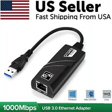 USB 3.0 Gigabit Ethernet LAN RJ45 1000Mbps Network Adapter For Windows PC Mac picture