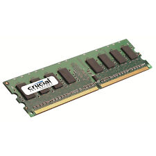 Crucial 2GB DDR2 667MHz PC2-5300 240pin CL5 Unbuffered ECC Desktop Server Memory picture
