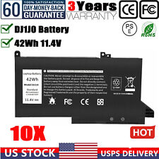 ✅ 10PCS DJ1J0 LAPTOP BATTERY FOR DELL LATITUDE 12 7000 7280 7480 PGFX4 ONFOH NEW picture